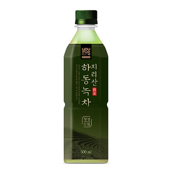 GS리테일 유어스 지리산 하동녹차 500ml (24개)_이미지
