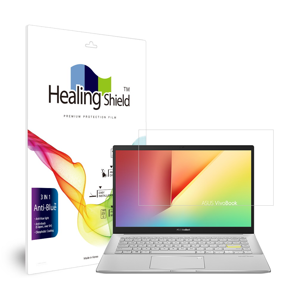 폰트리 힐링쉴드 ASUS 비보북 S14 S433 블루라이트차단 액정보호필름_이미지