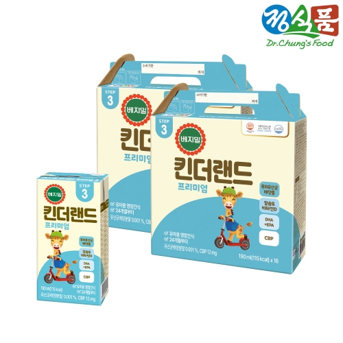 정식품 베지밀 킨더랜드 프리미엄 3단계 190ml (32개)_이미지
