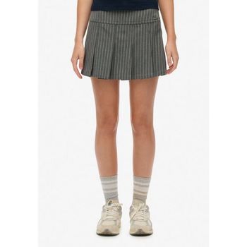 ���۵���� Co A-line skirt grey pinstripe 7500636