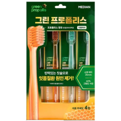 메디안 그린프로폴리스 잇몸케어 칫솔 (12개)_이미지