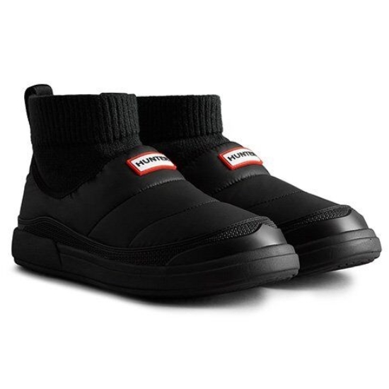 헌터 인 아웃 니트 패딩 커프 슬립온 부츠 WFS2265REN (BLK, 블랙)_이미지