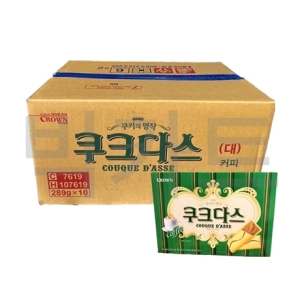 쿠크다스 커피 289g 10개 1박스