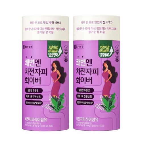 종근당건강 쾌변엔 차전자피 화이버 20포 (2개)_이미지