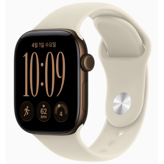 APPLE 워치 시리즈12 42mm Cellular 알루미늄 (라이트골드_스포츠밴드)