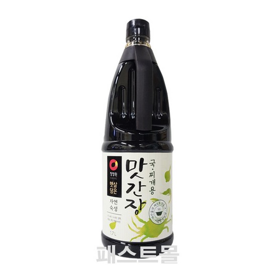 청정원 햇살담은 자연숙성 맛간장 국찌개용 1.7L (1개)_이미지