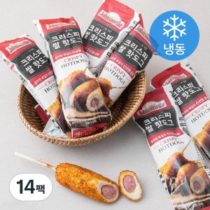 크리스피 쌀 핫도그 냉동 80g 14팩