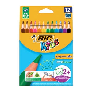 BiC 빅 삼각 점보 색연필 12색