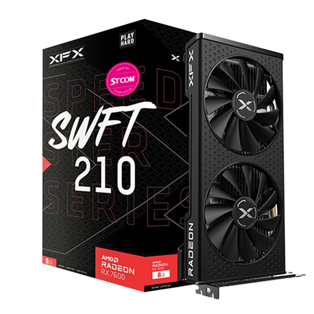 XFX �󵥿� RX 7600 SWFT 210 CORE D6 8GB