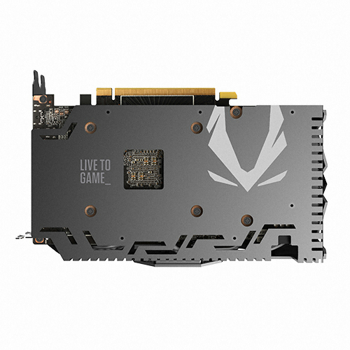 ZOTAC GAMING 지포스 GTX 1660 Ti AMP D6 6GB 백플레이트_이미지