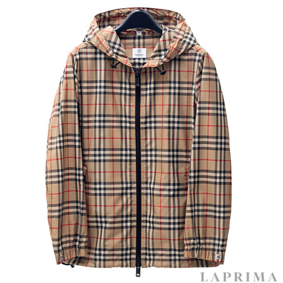버버리 빈티지 체크 후드 재킷 8025678_이미지