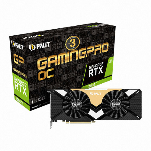 PALIT 지포스 RTX 2080 Ti GAMINGPRO OC D6 11GB