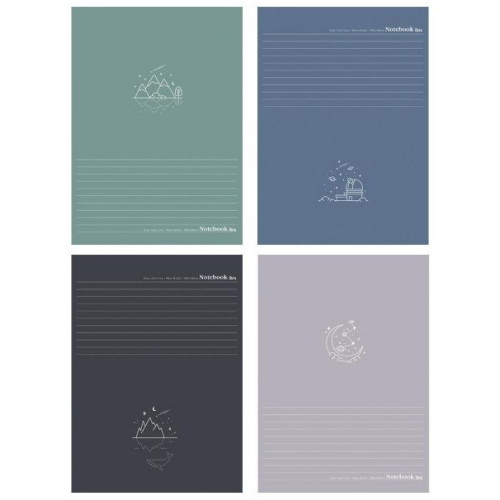 아이비스코리아 1000 모던라인 제본 노트 (1개)_이미지