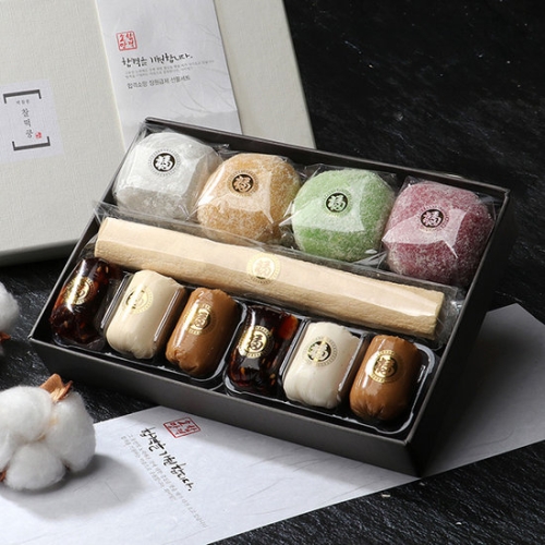 수라원 엿+찹쌀떡 혼합 선물세트 1호_이미지