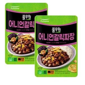 풀무원 어니언갈릭짜장 180g (2개)