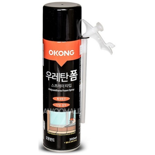 오공 우레탄 폼 스프레이 타입 350ml (1개)_이미지