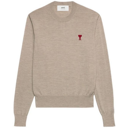 AMI 울 스웨터 HKS111 KN0025 (265, 베이지)_이미지