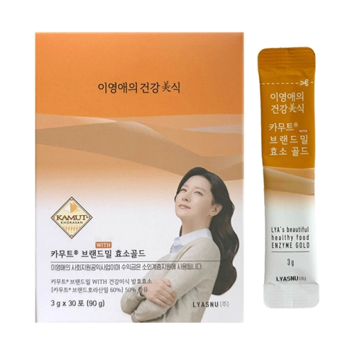 두리인터내셔날 이영애 건강미식 카무트 브랜드밀 효소골드 30포 (1개)