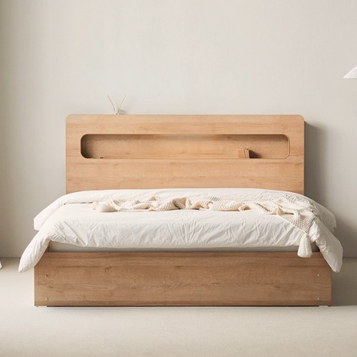 프라임 안타 수납 LED침대 Q