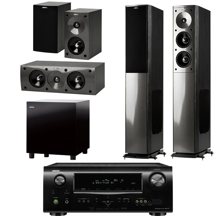 야모 S606 5.1채널 + 데논 AV리시버 (AVR-1611, SUB-210)_이미지