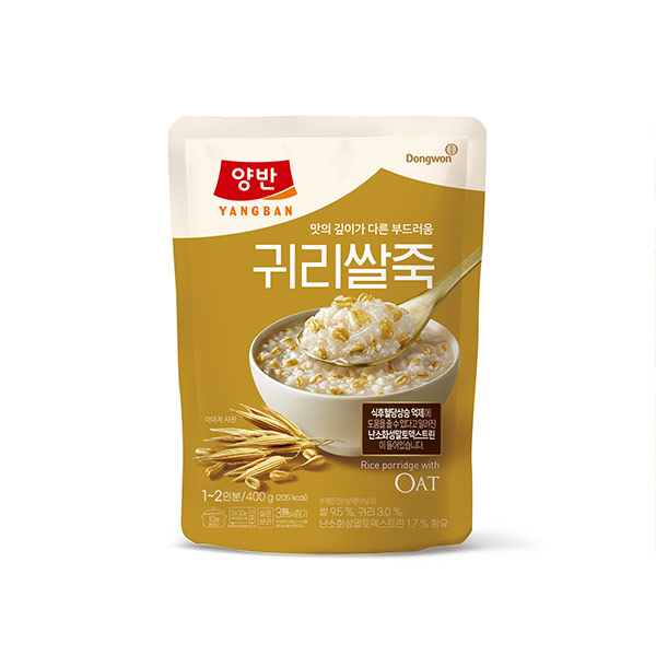 동원F&B 양반 귀리쌀죽 400g이미지입니다. 누르면 해당 게시물로 새창이동합니다.