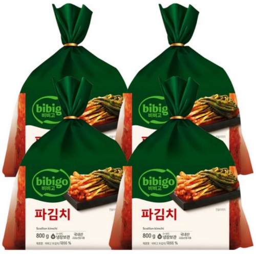 비비고 파김치 800g (4개)_이미지