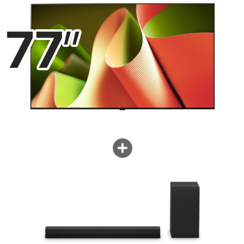 LG전자 올레드 OLED77B4SNA (벽걸이+사운드바, S40T)_이미지