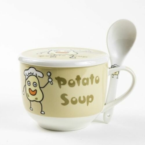 Design Life 도자기 스프컵 세트 감자