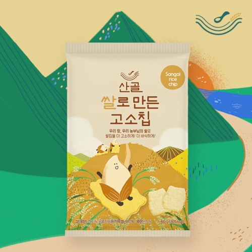 쌀로만든 고소칩 60g