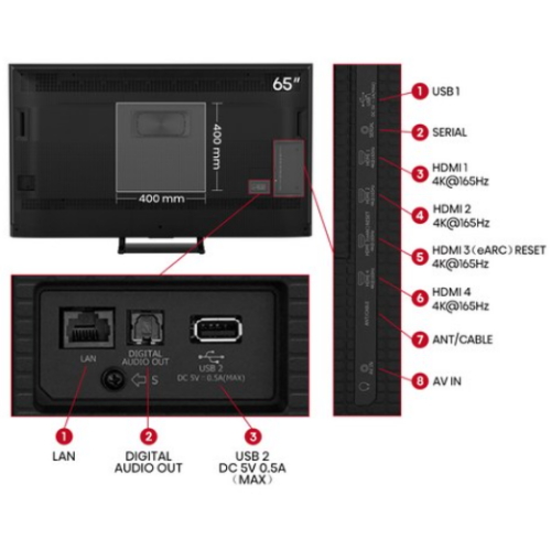 하이센스 65U7Q (스탠드)_이미지