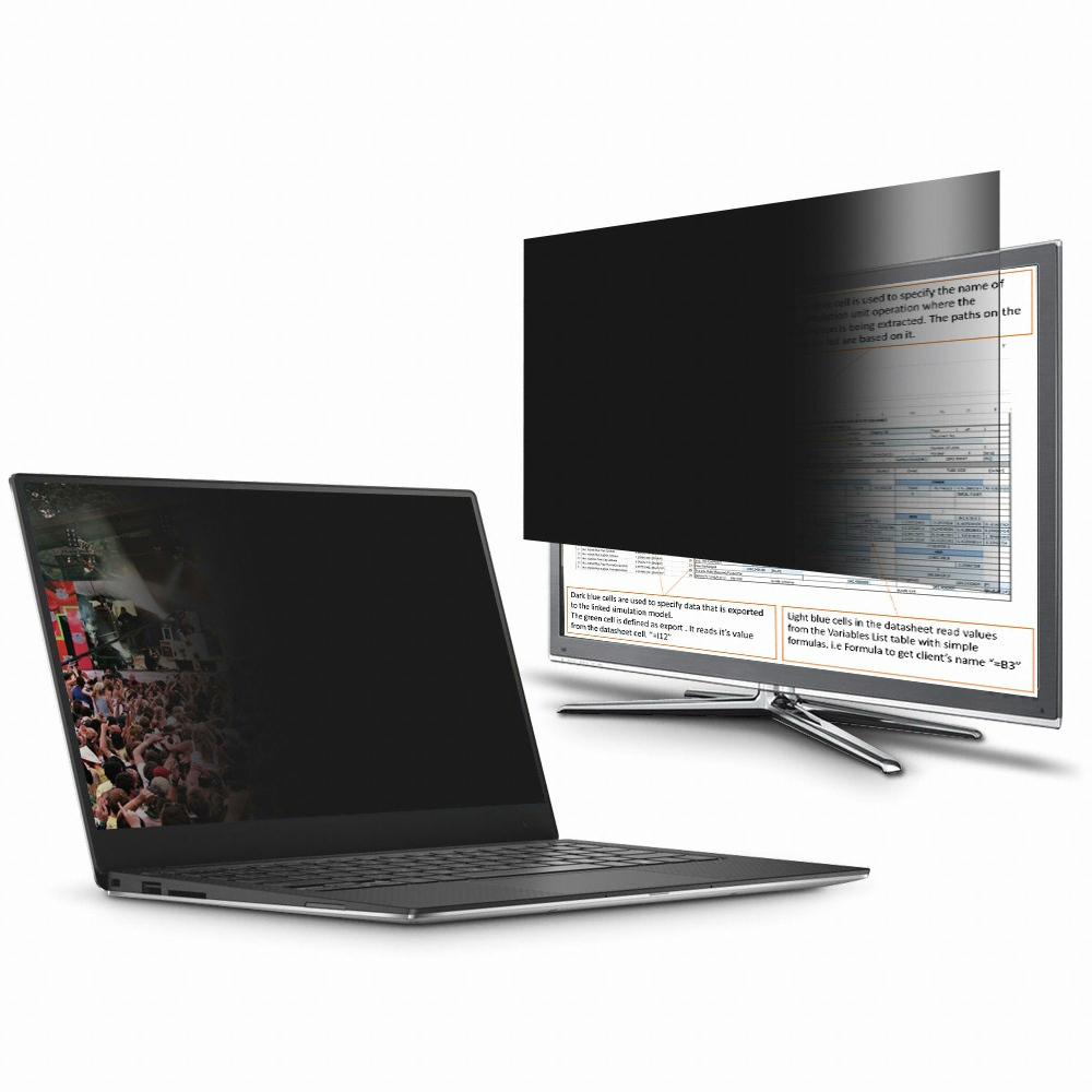 와룡물산 세이퍼플러스 노트북 블루라이트차단 정보보안 필름 (PBS 12.1W)_이미지