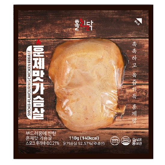홀리닭 닭가슴살 훈제맛 110g (40개)_이미지