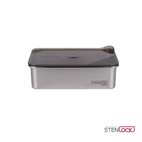 스텐락 스마트 에어홀 밀폐 바트 S 2800ml (1개)_이미지