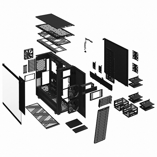 Fractal Design Define 7 XL Dark 강화유리_이미지