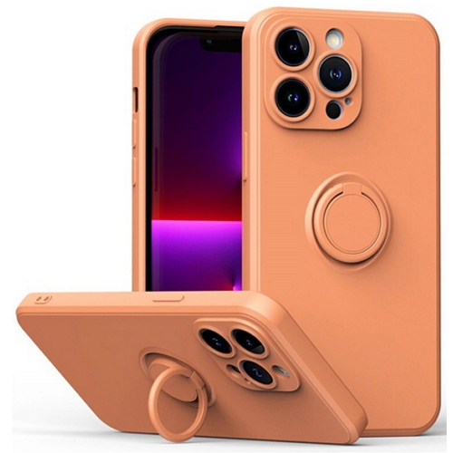 아이폰14 플러스 마그네틱 링 리퀴드 실리콘 케이스