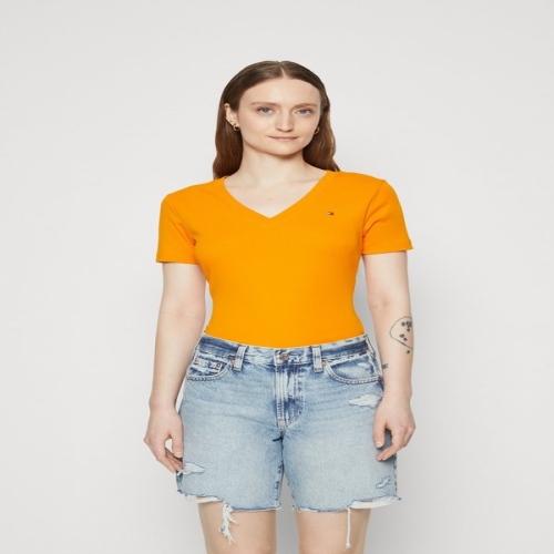 타미힐피거 타미 CODY Basic T-shirt rich ochre 186761_이미지