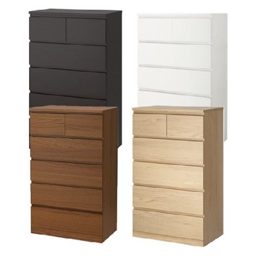 MALM 6칸 서랍장 800
