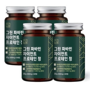  자연바름 그린 파바빈 자이언트 프로테인 60정 4개