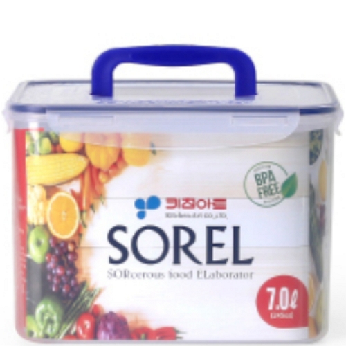 키친아트 투명 김치통 7L