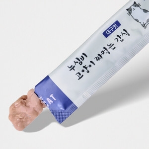고양이 간식 짜먹는 츄르 대구맛 15g