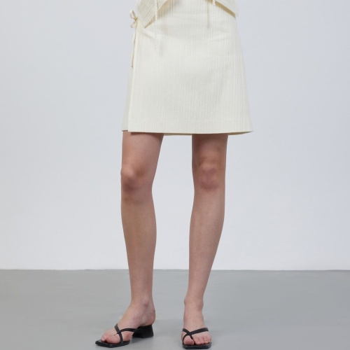 대현 ZOOC 단추포인트 코튼 미니 랩 스커트_Z252MSD019