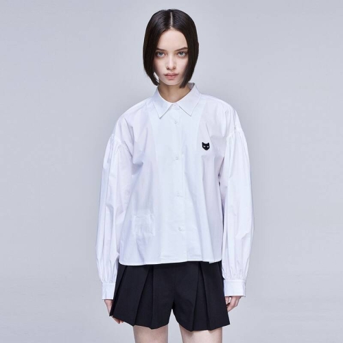 우먼 지제로 팬서 크롭 셔츠 화이트 WH2SH802WH