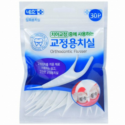 네오메디컬 교정용 치실 30개 [1개]