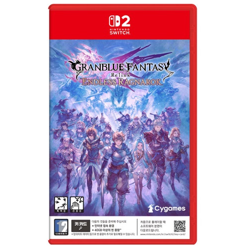 그랑 블루 판타지: 리링크 엔드리스 라그나로크 SWITCH2, 중고/패키지키카드_이미지