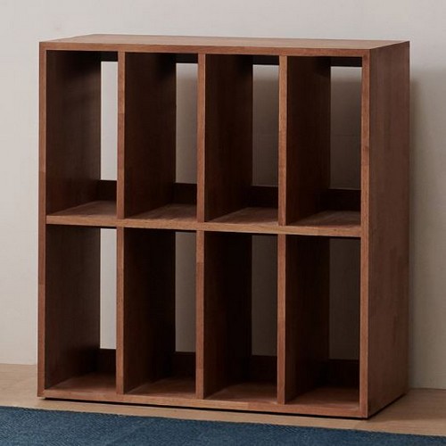 콜렉터 북케이스 LP장 깊은 원목책장 4x2 800