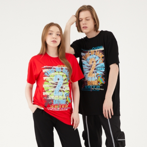 기타 무니크영 TP1165 무니크영 넘버 투 프린팅 반팔 티셔츠_이미지