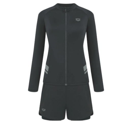 아레나 에센스 레귤러핏 래쉬가드 3PCS 세트 A5BL1PS06BLK