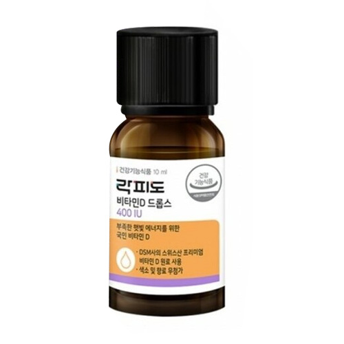 에프앤디넷 락피도 비타민D 드롭스 400IU 10ml (4개)