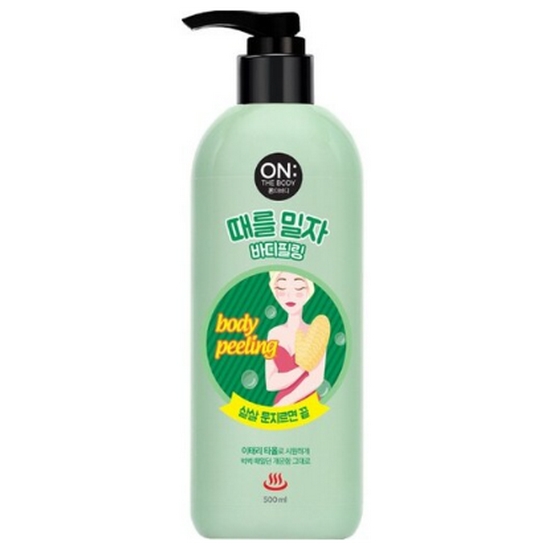 LG생활건강 온더바디 때를밀자 바디필링 500ml (1개)