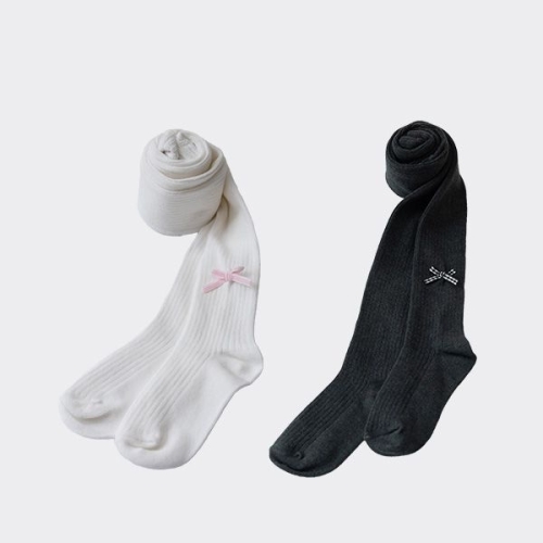 아이러브제이 KR.루벨리 리본 골지 타이즈 JXFSO06_이미지